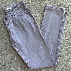 Grey Bullhead Hermosa Skinny Jeans 7 Long